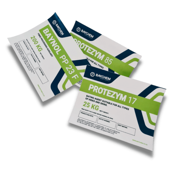 chemical product labels printed by printing company in Cape Town